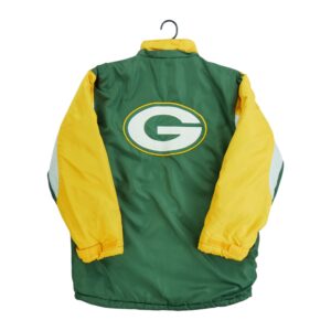 Blouson enfant manches longues vert NFL Team Apparel Col Montant Equipe Green Bay Packers QWE2030