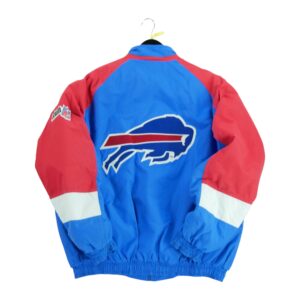 Blouson homme manches longues bleu NFL Team Apparel Col Montant Equipe Buffalo Bills QWE1325