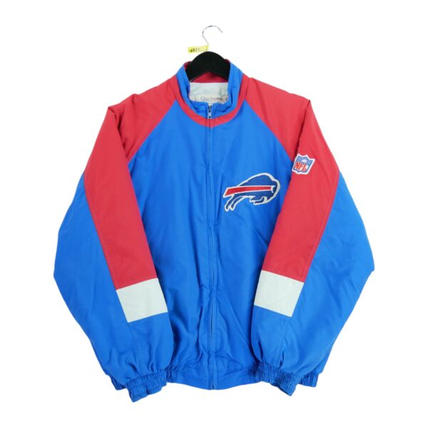 Blouson homme manches longues bleu NFL Team Apparel Col Montant Equipe Buffalo Bills QWE1325