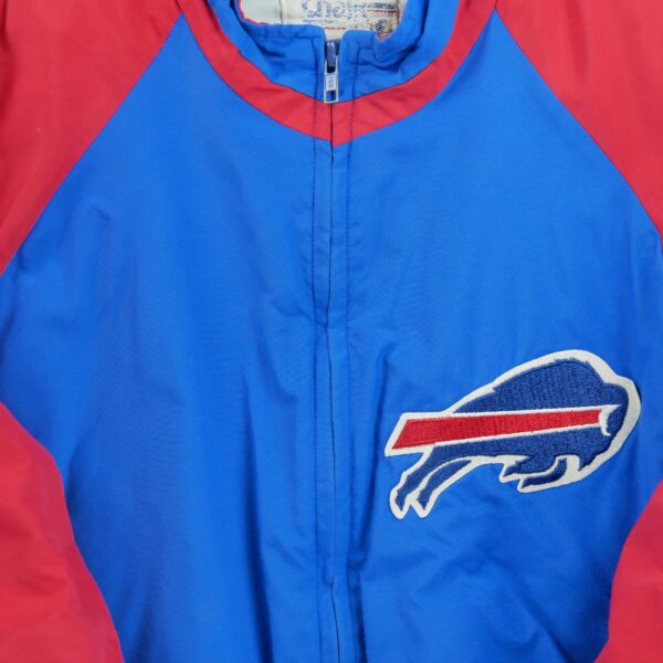 Blouson homme manches longues bleu NFL Team Apparel Col Montant Equipe Buffalo Bills QWE1325