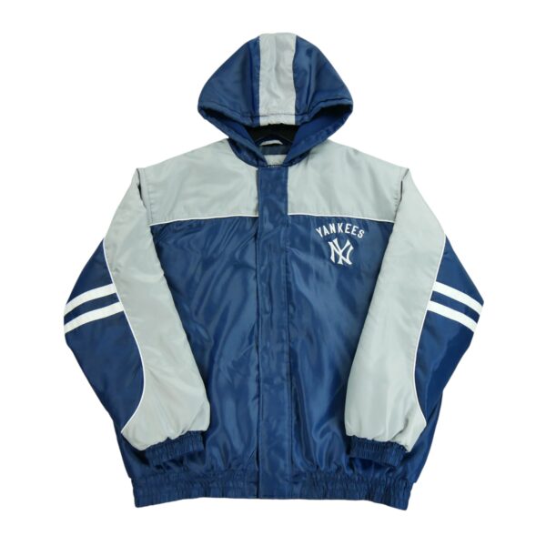 Blouson homme manches longues marine MLB Col Rond Equipe New York Yankees QWE1302