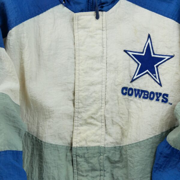 Blouson homme manches longues marine NFL Col Montant Equipe Dallas Cowboys QWE2316