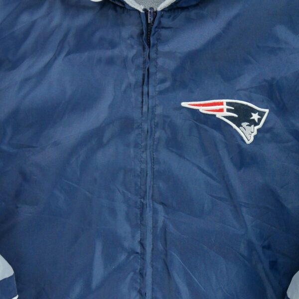 Blouson homme manches longues marine NFL Col Rond Equipe New England Patriots QWE3491