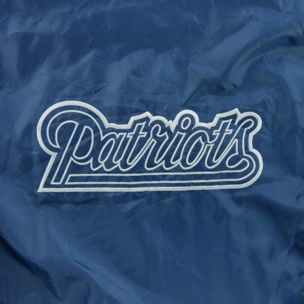 Blouson homme manches longues marine NFL Col Rond Equipe New England Patriots QWE3491