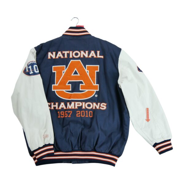 Blouson homme manches longues marine NFL Motif imprime Col Rond Equipe Auburn QWE2318