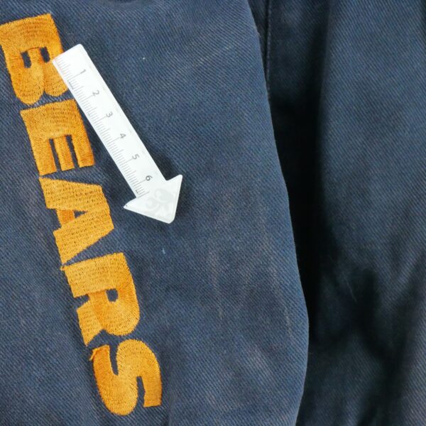 Blouson homme manches longues marine NFL Team Apparel Motif en jeans Col Montant Equipe Chicago Bears QWE2407