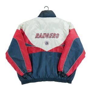 Blouson homme manches longues marine NHL Col Montant Equipe New York Rangers QWE2217