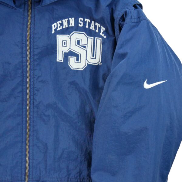 Blouson homme manches longues marine Nike Col Montant Equipe Penn State QWE0099