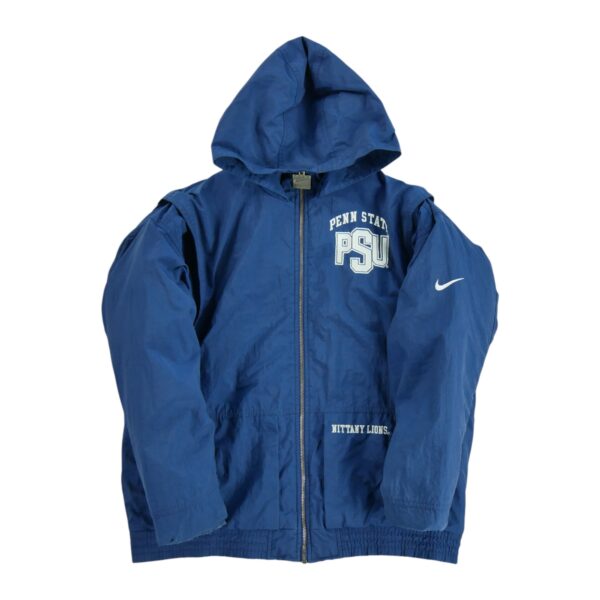 Blouson homme manches longues marine Nike Col Montant Equipe Penn State QWE0099