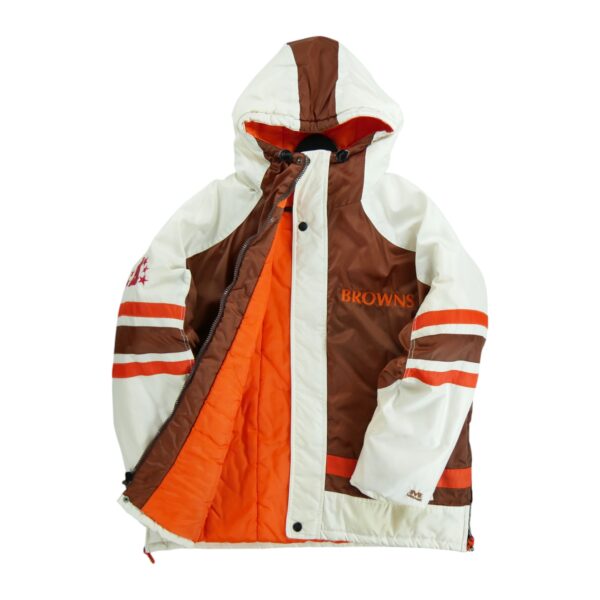 Blouson homme manches longues marron NFL Col Montant Equipe Cleveland Browns QWE2193