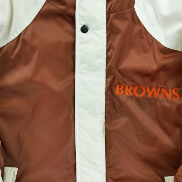 Blouson homme manches longues marron NFL Col Montant Equipe Cleveland Browns QWE2193