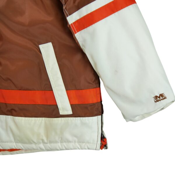 Blouson homme manches longues marron NFL Col Montant Equipe Cleveland Browns QWE2193