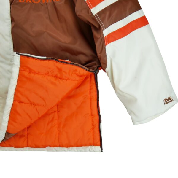 Blouson homme manches longues marron NFL Col Montant Equipe Cleveland Browns QWE2193