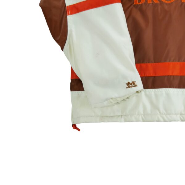 Blouson homme manches longues marron NFL Col Montant Equipe Cleveland Browns QWE2193