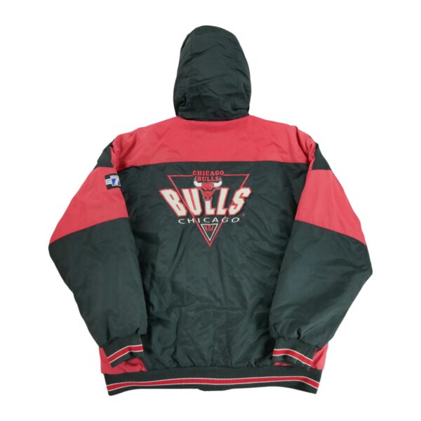 Blouson homme manches longues noir Logo 7 Motif imprime Col Rond Equipe Chicago Bulls QWE2412