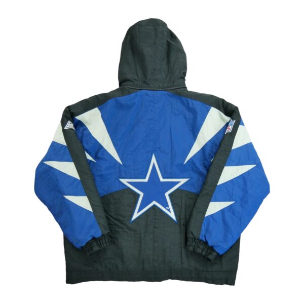 Blouson homme manches longues noir NFL Team Apparel Col Montant Equipe Dallas Cowboys QWE0328