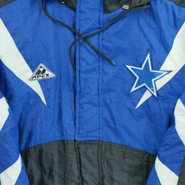 Blouson homme manches longues noir NFL Team Apparel Col Montant Equipe Dallas Cowboys QWE0328