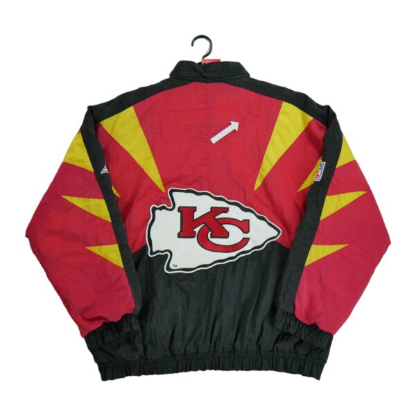 Blouson homme manches longues noir NFL Team Apparel Col Montant Equipe Kansas City Chiefs QWE2063