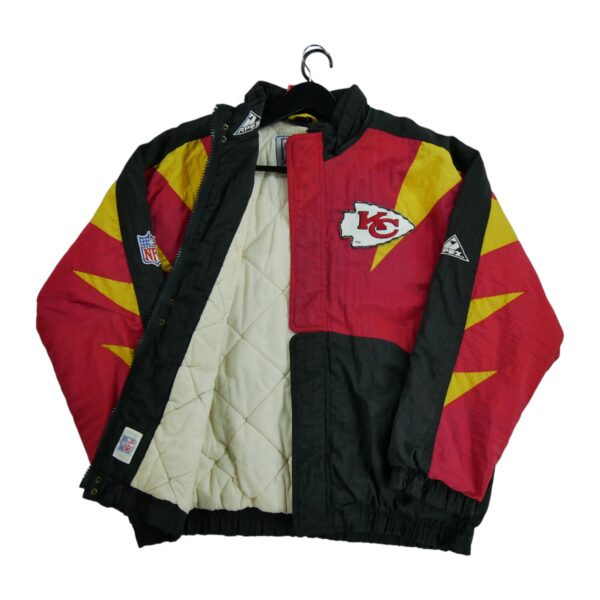 Blouson homme manches longues noir NFL Team Apparel Col Montant Equipe Kansas City Chiefs QWE2063