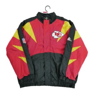 Blouson homme manches longues noir NFL Team Apparel Col Montant Equipe Kansas City Chiefs QWE2063