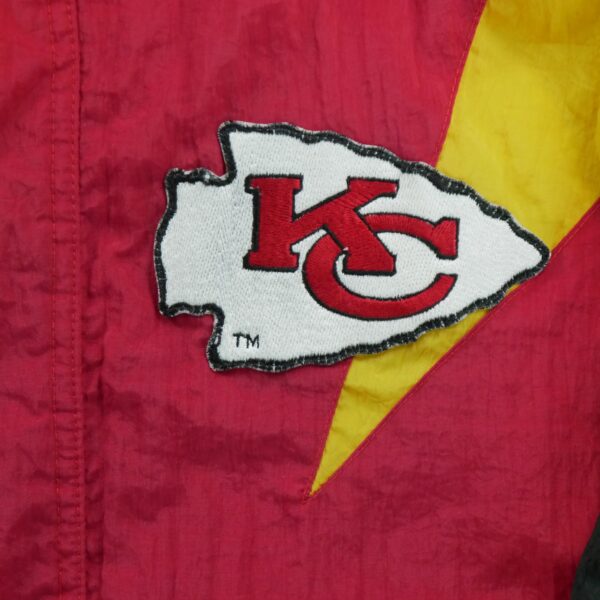 Blouson homme manches longues noir NFL Team Apparel Col Montant Equipe Kansas City Chiefs QWE2063