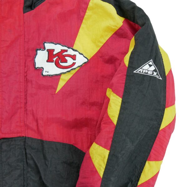 Blouson homme manches longues noir NFL Team Apparel Col Montant Equipe Kansas City Chiefs QWE2063