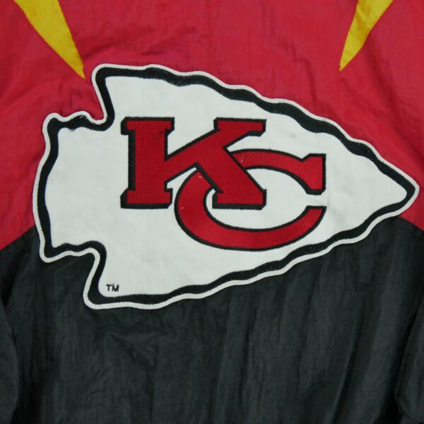 Blouson homme manches longues noir NFL Team Apparel Col Montant Equipe Kansas City Chiefs QWE2063