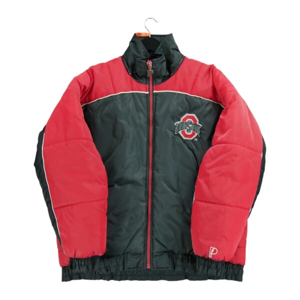 Blouson homme manches longues noir Pro Player Col Montant Equipe Ohio State QWE2280