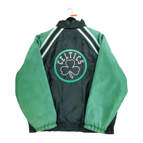 Blouson homme manches longues noir Reebok Col Montant Equipe Boston Celtics QWE2281