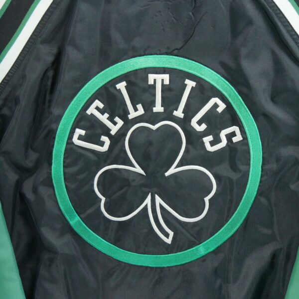 Blouson homme manches longues noir Reebok Col Montant Equipe Boston Celtics QWE2281