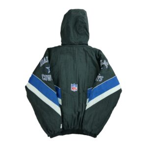 Blouson homme manches longues noir Starter Col Montant Equipe Dallas Cowboys QWE1329