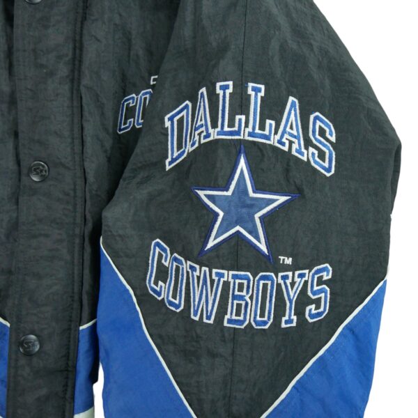 Blouson homme manches longues noir Starter Col Montant Equipe Dallas Cowboys QWE1329