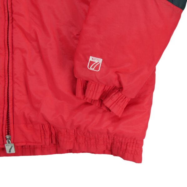 Blouson homme manches longues rouge Logo 7 Col Montant Equipe San Francisco 49ers QWE0475