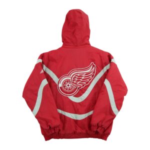 Blouson homme manches longues rouge NHL Col Montant Equipe Detroit Red Wings QWE0076