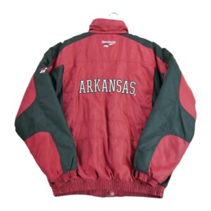 Blouson homme manches longues rouge Reebok Col Montant Equipe Arkansas QWE2321