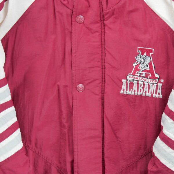 Blouson homme manches longues rouge Starter Col Montant Equipe Alabama QWE1340