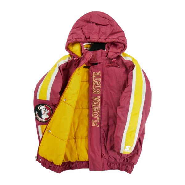 Blouson homme manches longues rouge Starter Col Montant Equipe Florida State QWE2410