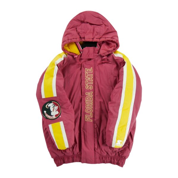 Blouson homme manches longues rouge Starter Col Montant Equipe Florida State QWE2410