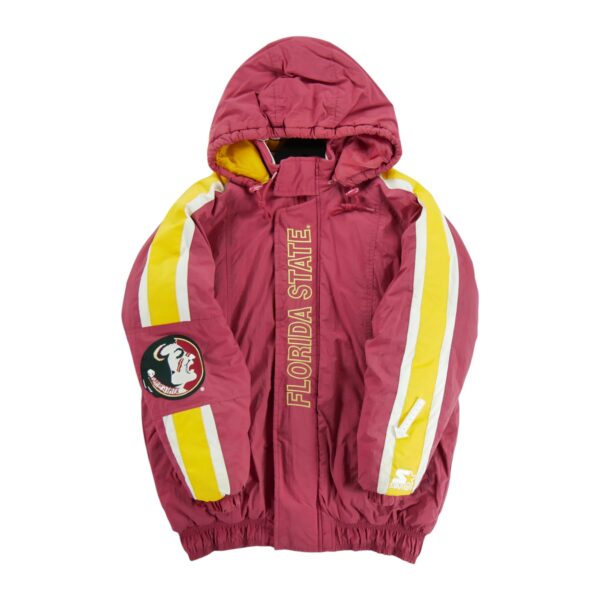 Blouson homme manches longues rouge Starter Col Montant Equipe Florida State QWE2410