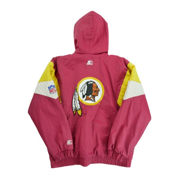 Blouson homme manches longues rouge Starter Col Montant Equipe Washington Redskins QWE0109