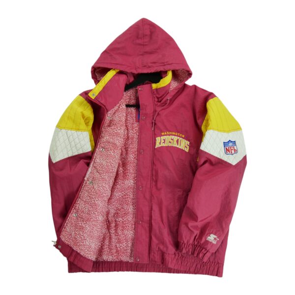 Blouson homme manches longues rouge Starter Col Montant Equipe Washington Redskins QWE0109