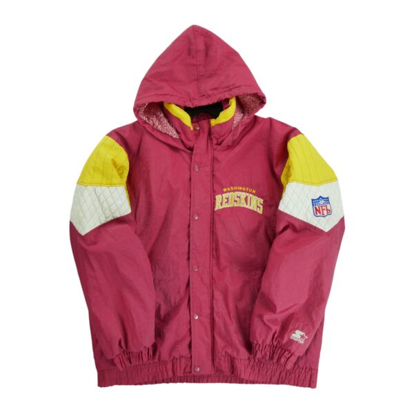 Blouson homme manches longues rouge Starter Col Montant Equipe Washington Redskins QWE0109