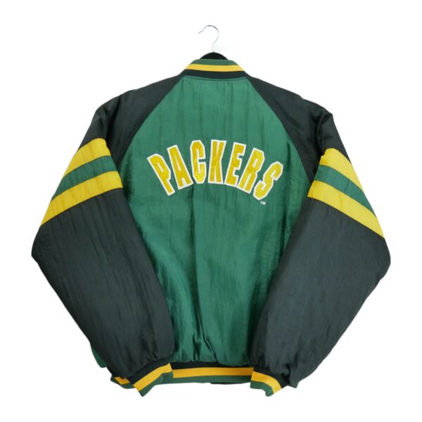 Blouson homme manches longues vert Jerzees Col Rond Equipe Green Bay Packers QWE3748