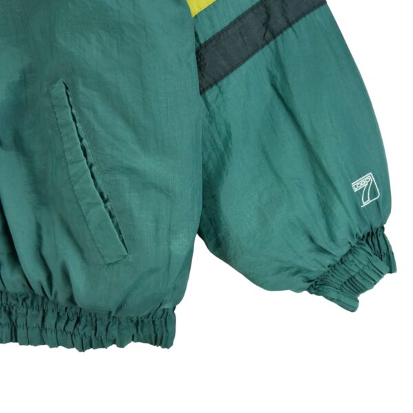 Blouson homme manches longues vert Logo 7 Col Montant Equipe Green Bay Packers QWE2190