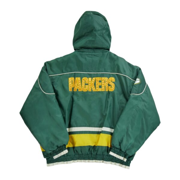 Blouson homme manches longues vert NFL Col Montant Equipe Green Bay Packers QWE1303