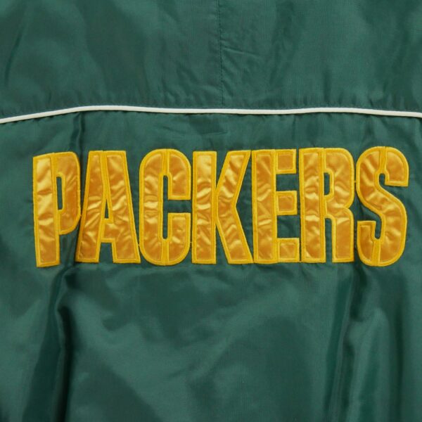 Blouson homme manches longues vert NFL Col Montant Equipe Green Bay Packers QWE1303