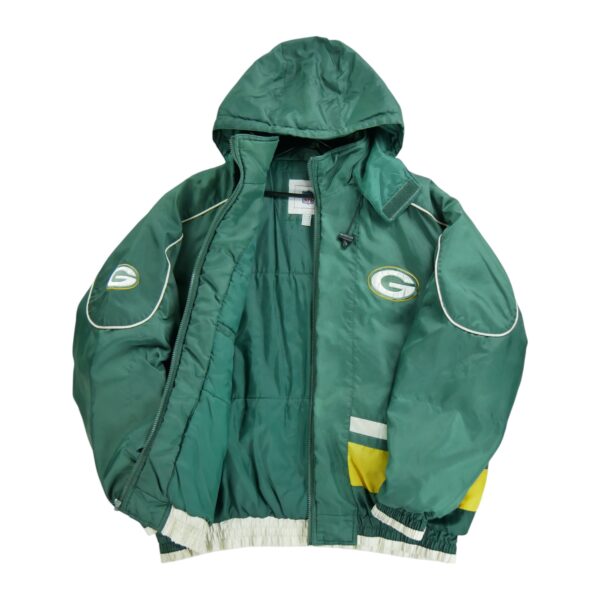 Blouson homme manches longues vert NFL Col Montant Equipe Green Bay Packers QWE1303