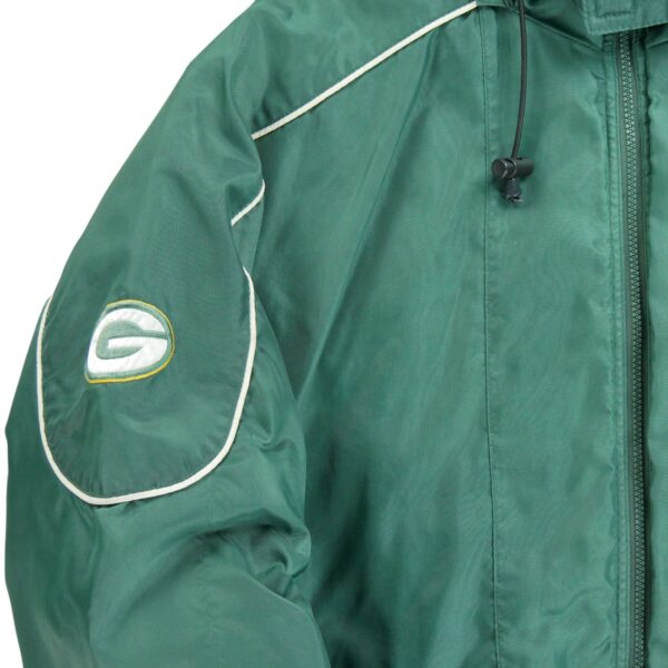 Blouson homme manches longues vert NFL Col Montant Equipe Green Bay Packers QWE1303