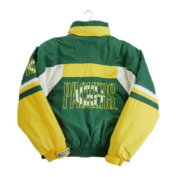 Blouson homme manches longues vert NFL Team Apparel Col Montant Equipe Green Bay Packers QWE2043