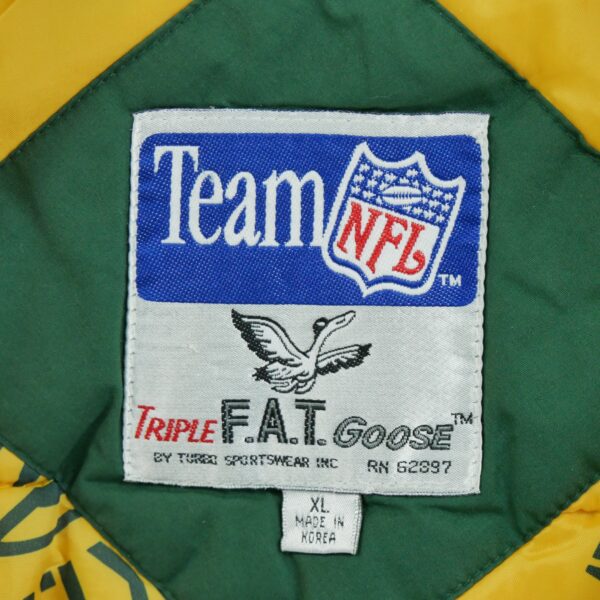 Blouson homme manches longues vert NFL Team Apparel Col Montant Equipe Green Bay Packers QWE2043